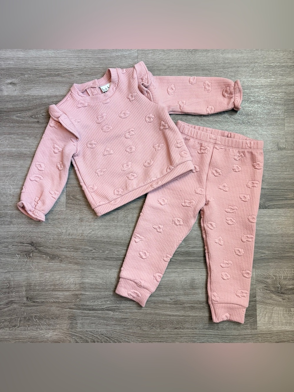 Nicole Miller baby girls matching set